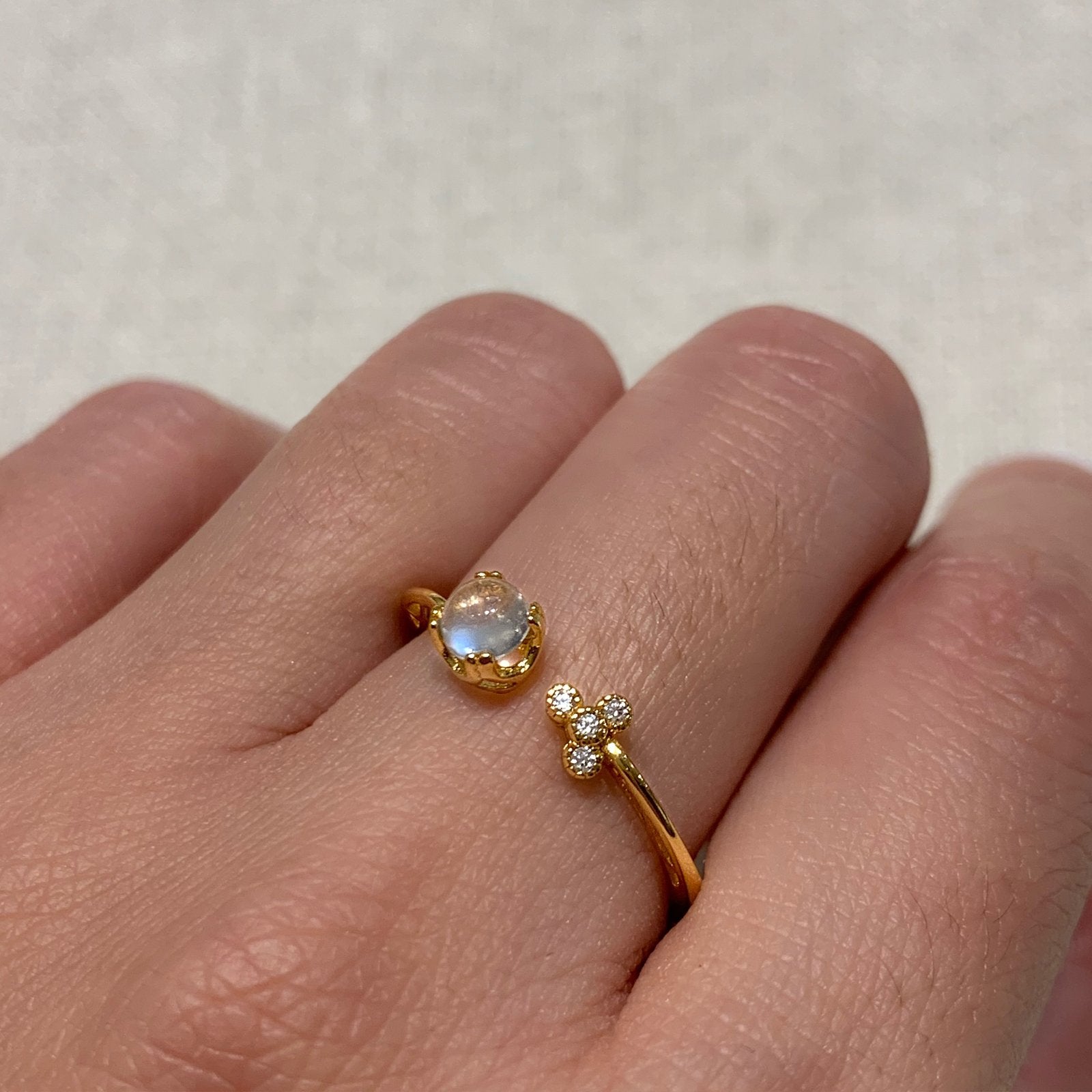 Yellow Gold Oceanne MS Ring | Antique Jewelry for Women – KEMMI Collection