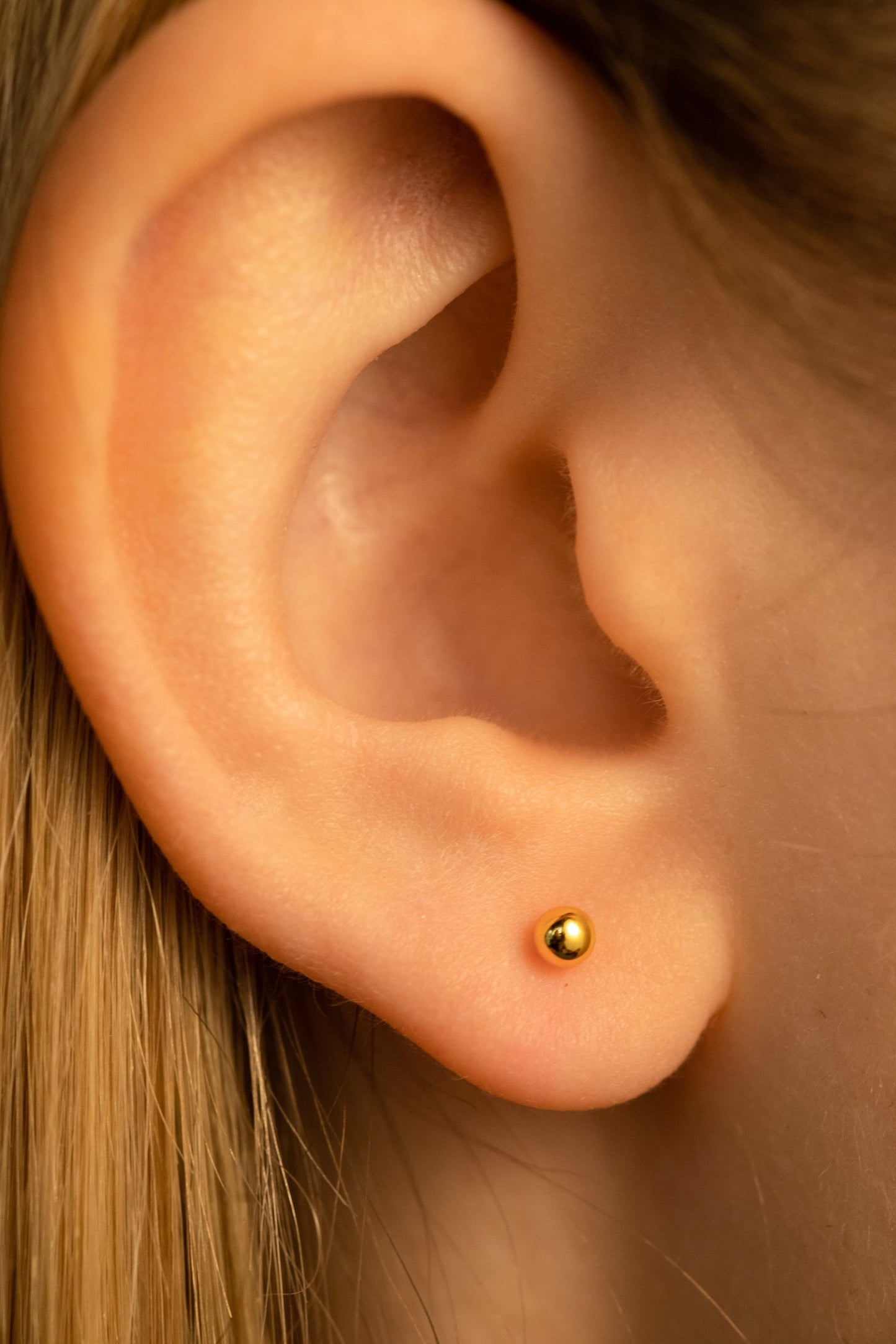 Boucles d'oreilles clous à un seul point