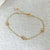 Bracelet Triplet Or Quartz Rose