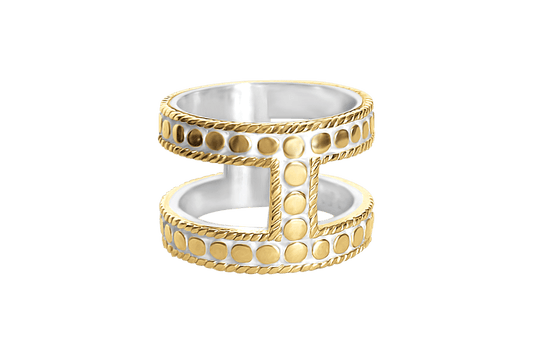 Yellow Gold Gravity Ring