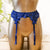 Porte-jarretelles bleu Scarlett Lingerie