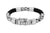 men's leather bracelet sterling silver contemporary kemmi collection