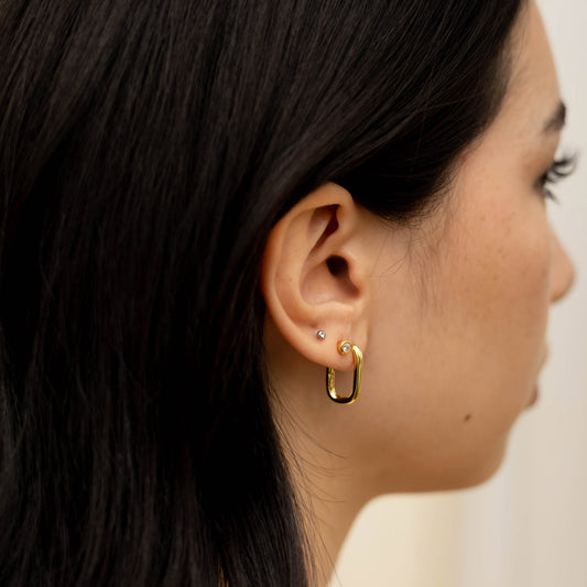 Medium Oval Hoops