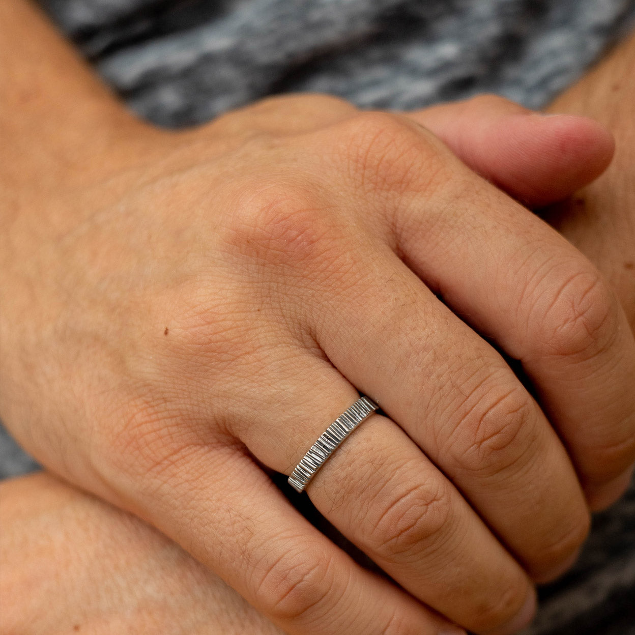 Bague Arlo en argent pour hommes