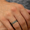 Men's Silver Chevron Ring