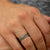 Men's Silver Chevron Ring