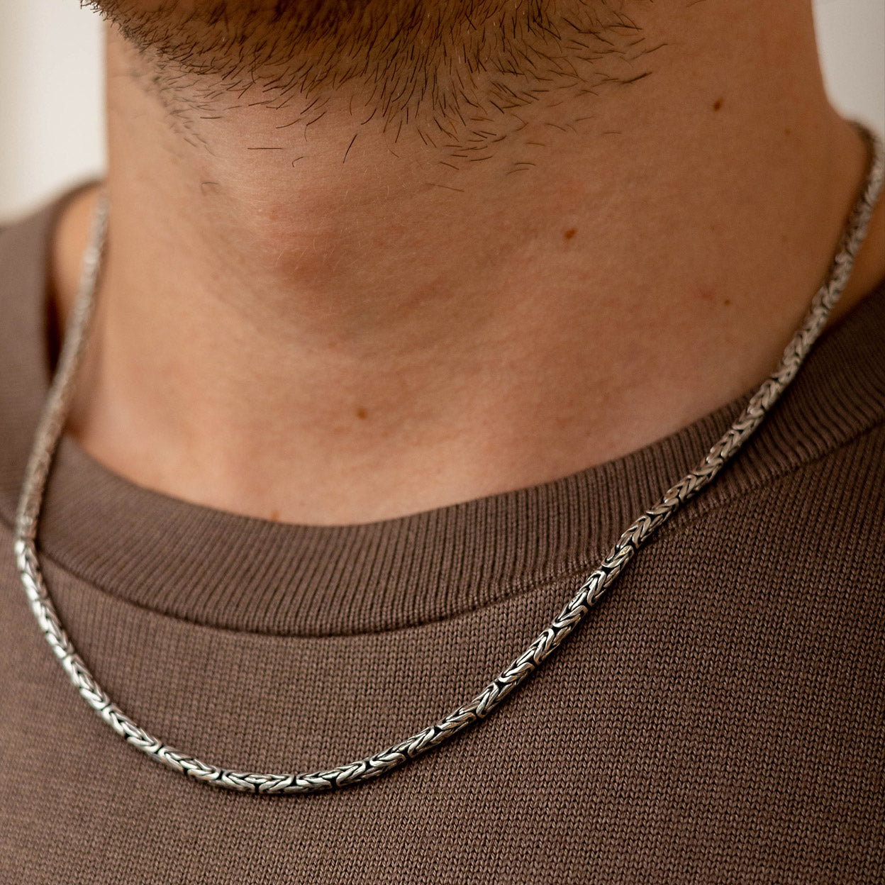 Chaîne de collier en argent Mini Elias