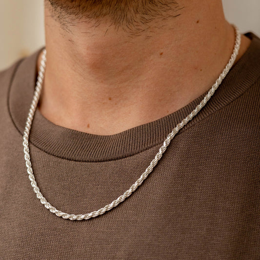 Collier Chaîne Corde - 3mm