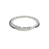 Argent Mini Chaine Perle Nacre