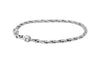Men's Silver thin bracelet every modern jewelry stackable style kemmi collection