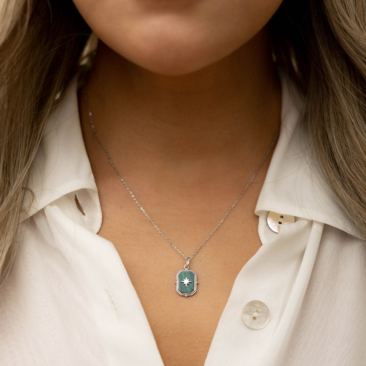 North Star Malachite Necklace