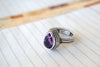 women's statement silver ring amethyst stone bohemian chic jewelry kemmi collection