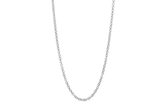 men's rolo chain sterling silver necklace accessory kemmi collection