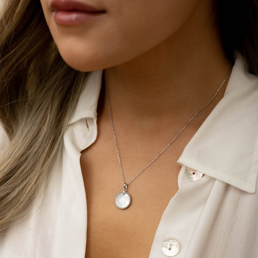 Collier Nacre Ronde