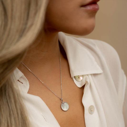 Collier Nacre Ronde