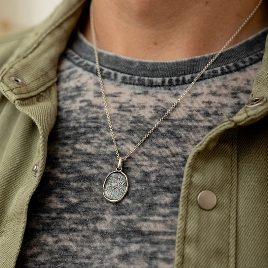 Men's Silver Truth Seeker Pendant