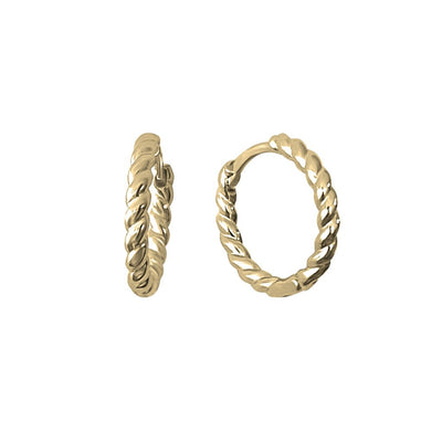 14k gold vermeil twist hoop earrings kemmi jewelry boho chic classic style