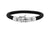 Men's leather bracelet handmade sterling silver classic fashion style jewelry Kemmi Collection