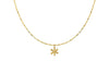 Petit pendentif symbole fruit de vie Nekclace or jaune 18 carats vermeil boho chic Bijoux fait main collection kemmi