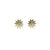 Boucles d'oreilles clous soleil Cz