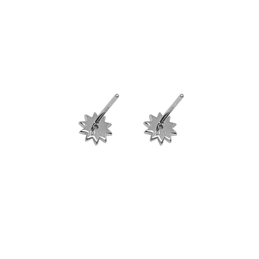 Sun Cz Studs Earrings