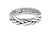 men's silver ring braided style handmade modern jewelry kemmi Collection