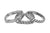 men's sterling silver rings 3 set ring stackable set bohemian modern style kemmi collection jewelry for men
