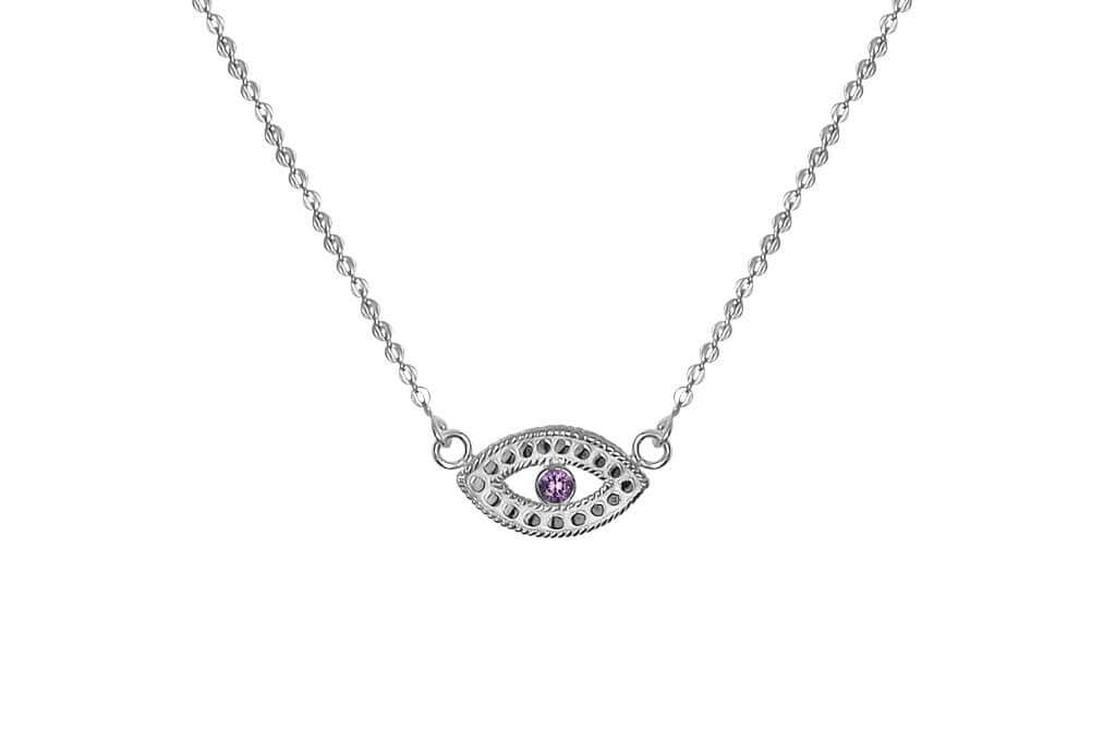 Collier Argent Veritas Améthyste