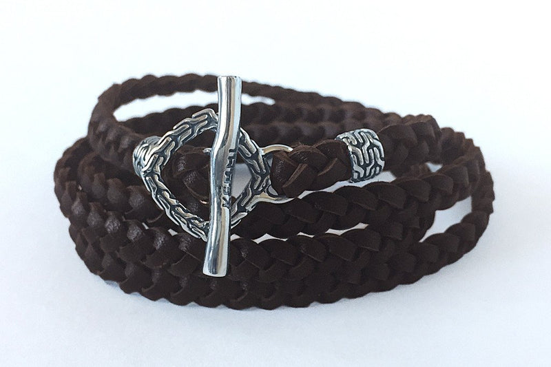 Leather Wrap Brown Bracelet - KEMMI Collection