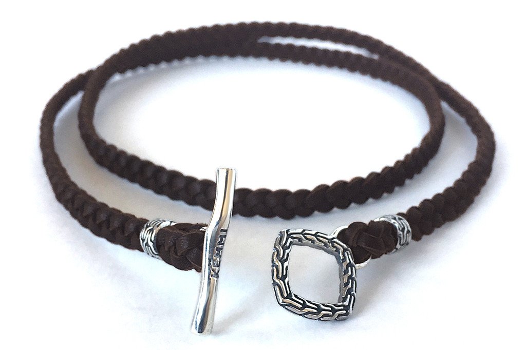 Leather Wrap Brown Bracelet - KEMMI Collection