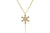 Yellow 18k Gold Necklace Pendant Fruit Of Life Symbol Cubic Zirconia Stones Y Necklace Drop Style Adjustable Boho Chic Jewelry Kemmi Collection