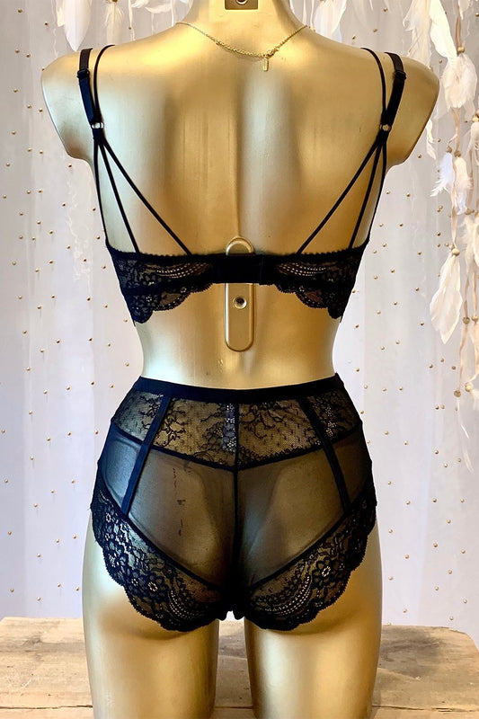 Lingerie Audrey Bas Noir