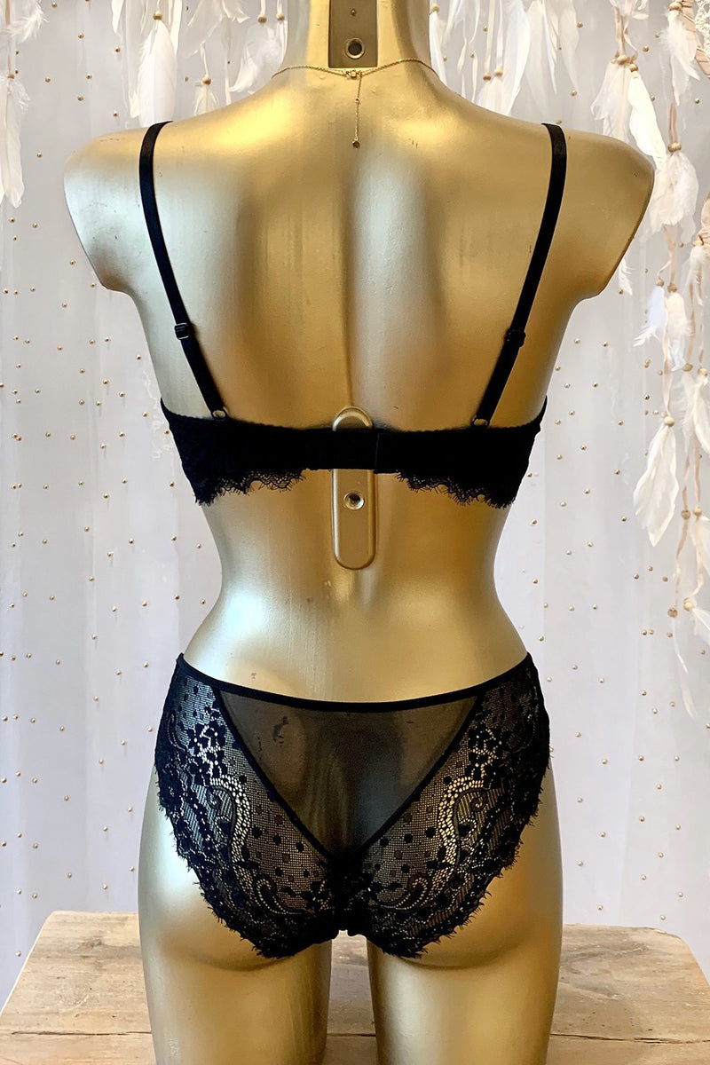 Lingerie Belle Bas Noir