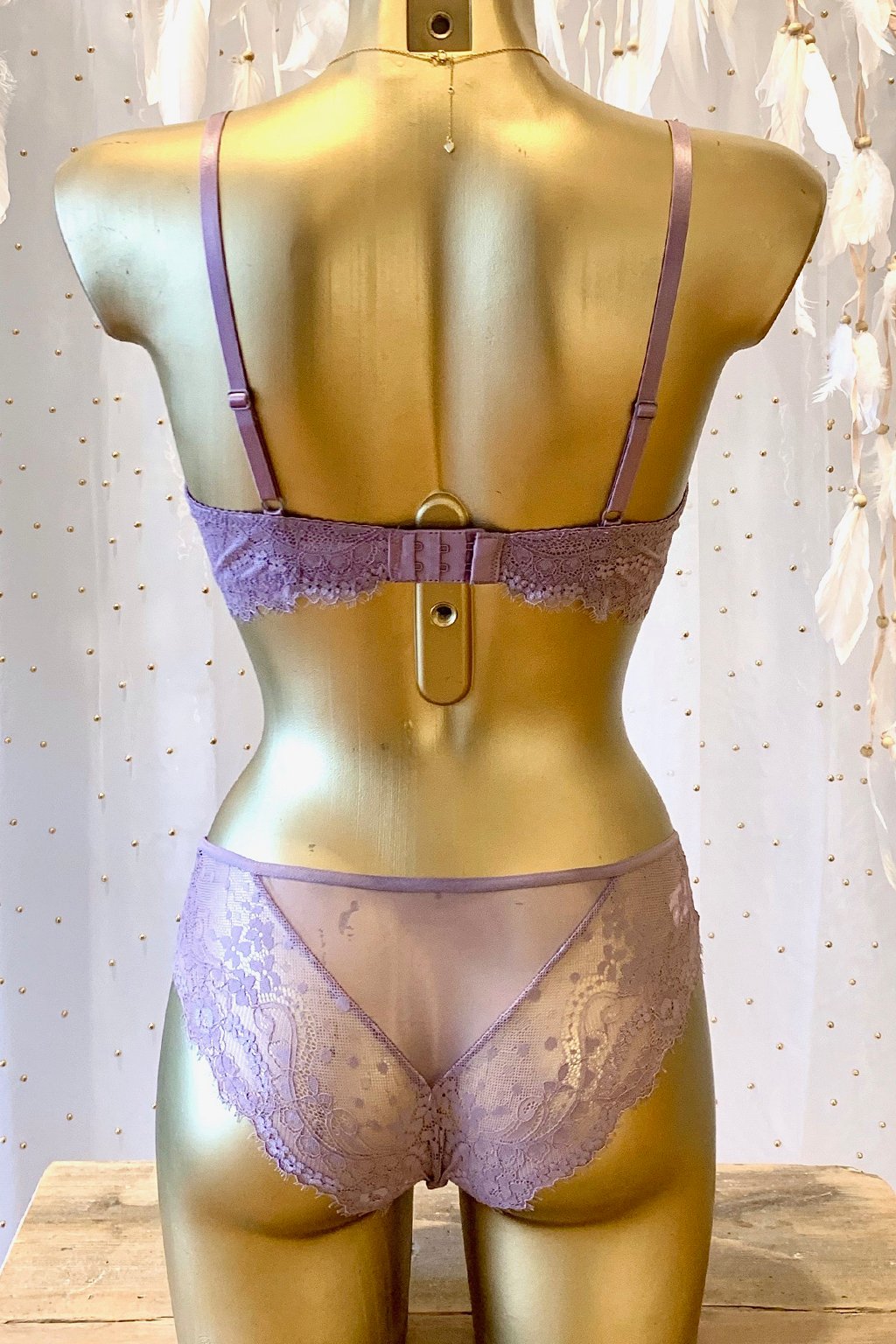 Lingerie Belle Dusty Rose Bas