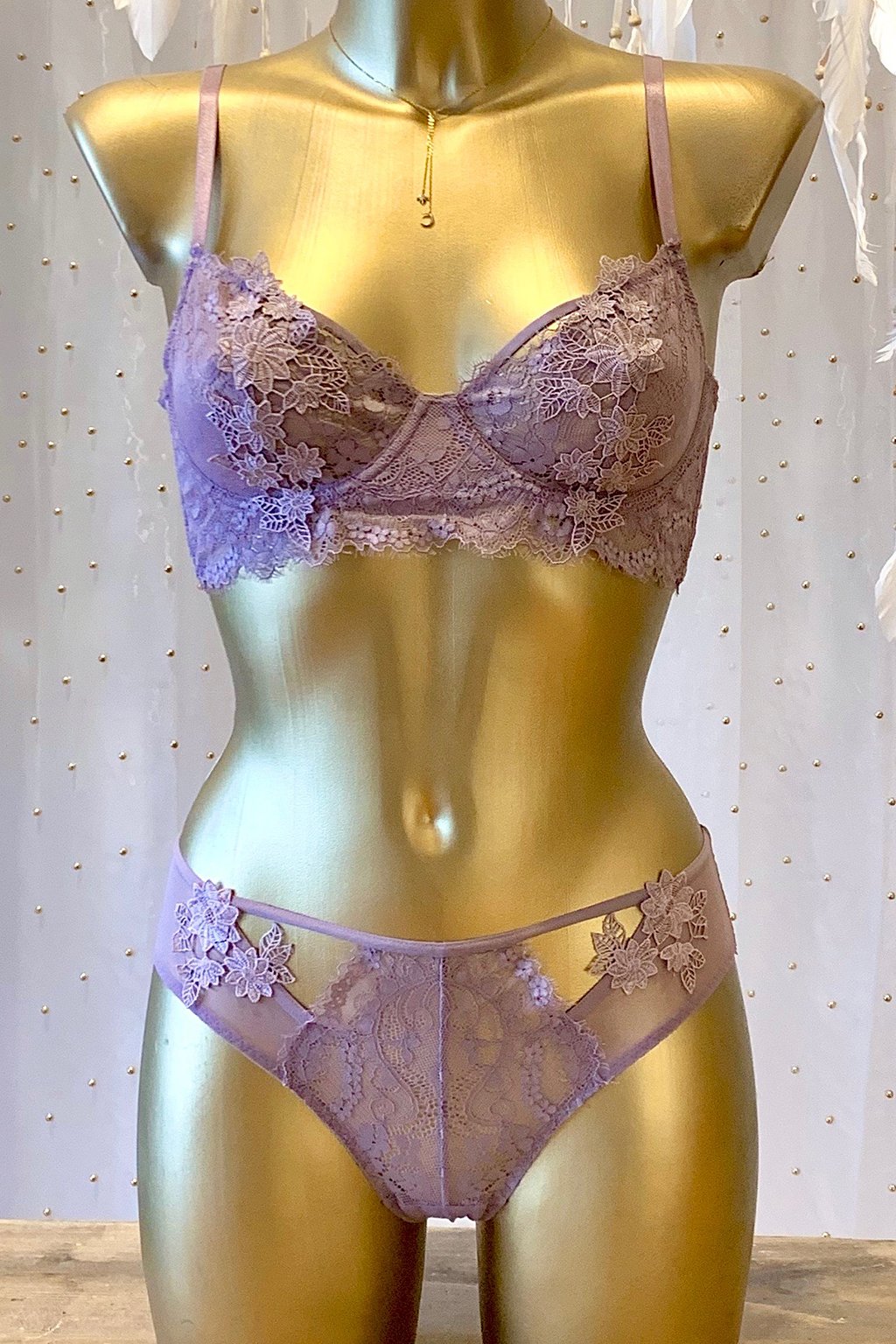 Lingerie Belle Dusty Rose Bas