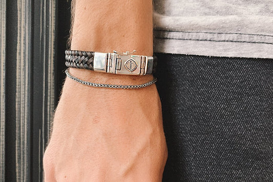 accessoire bracelet homme en argent sterling collection kemmi