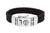 Bracelet Chase pour homme en cuir marron plat