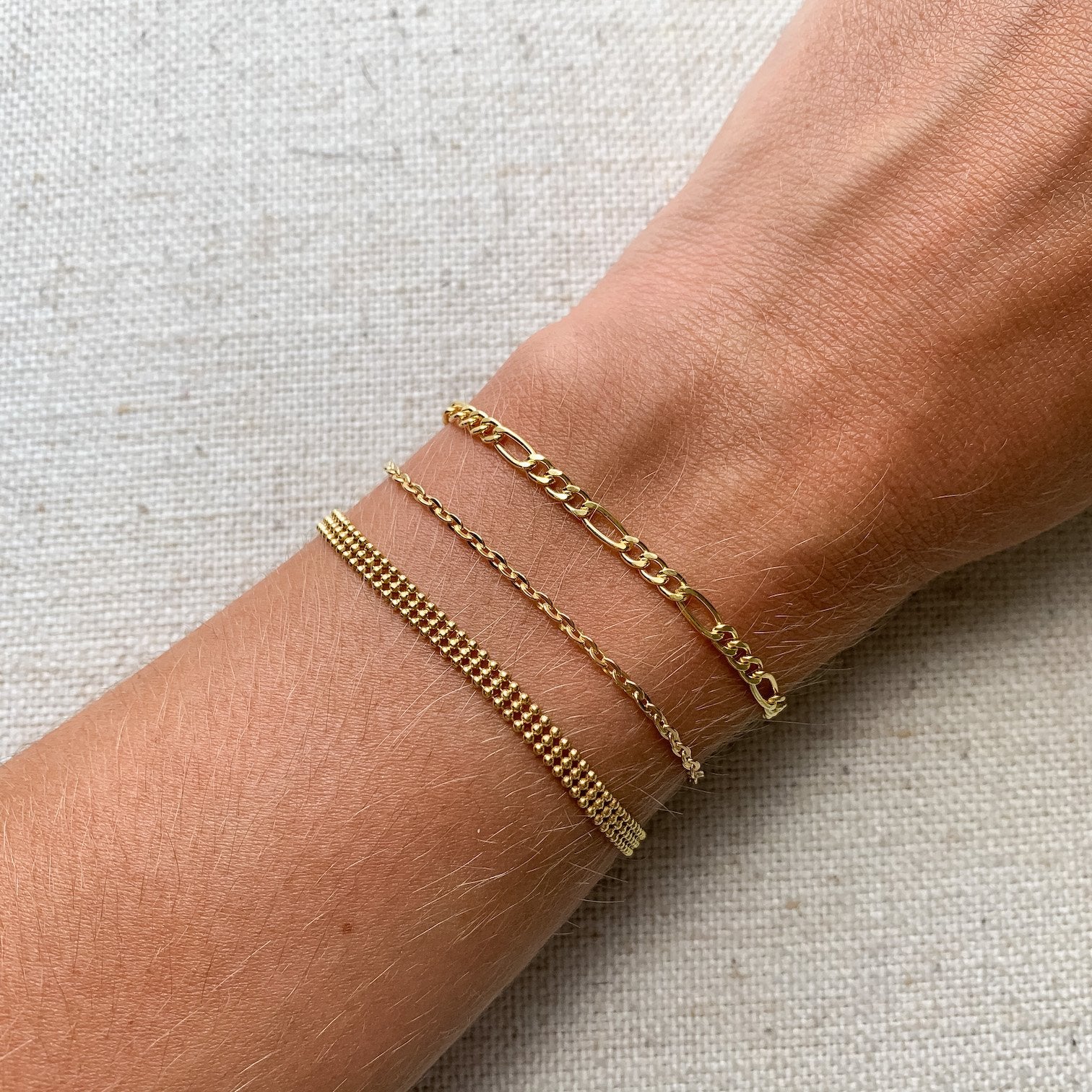 14k gold bracelet chains classic styles stackable boho chic kemmi cjewel;ry