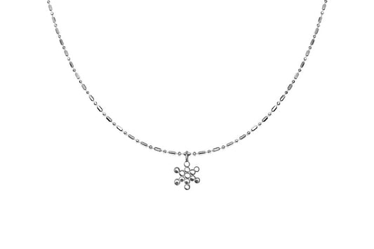 sterling silver necklace fruit of life 13 cerlcles handmade by kemmi collection boho bohemian jewelry