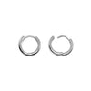 boucles d'oreilles en argent sterling huggie charnière fermeture à pression fermoir tous les bijoux minimaux kemmi colletion boho chic fait à la main