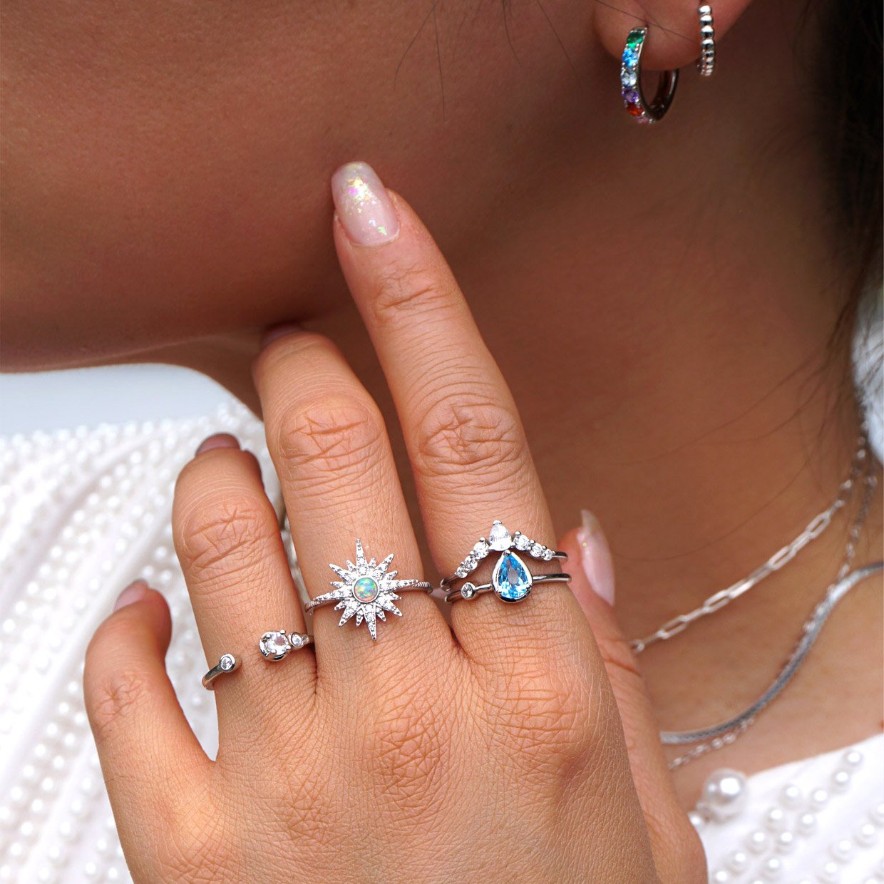 Bague Topaze Bleu Suisse Briar