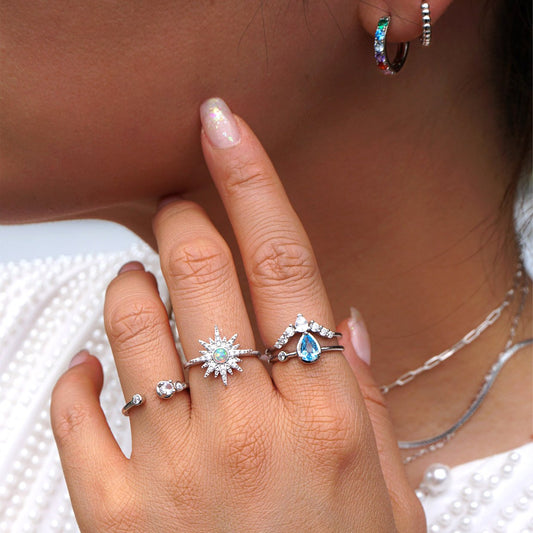 Briar Swiss Blue Topaz Ring