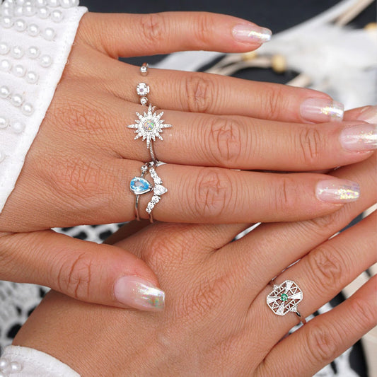 Briar Swiss Blue Topaz Ring